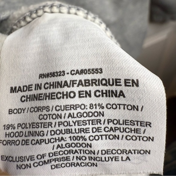 Nike Men's Gray Hoodie with Philadelphia Eagle Graphic NFL Size Large GUC - Picture 6 of 6